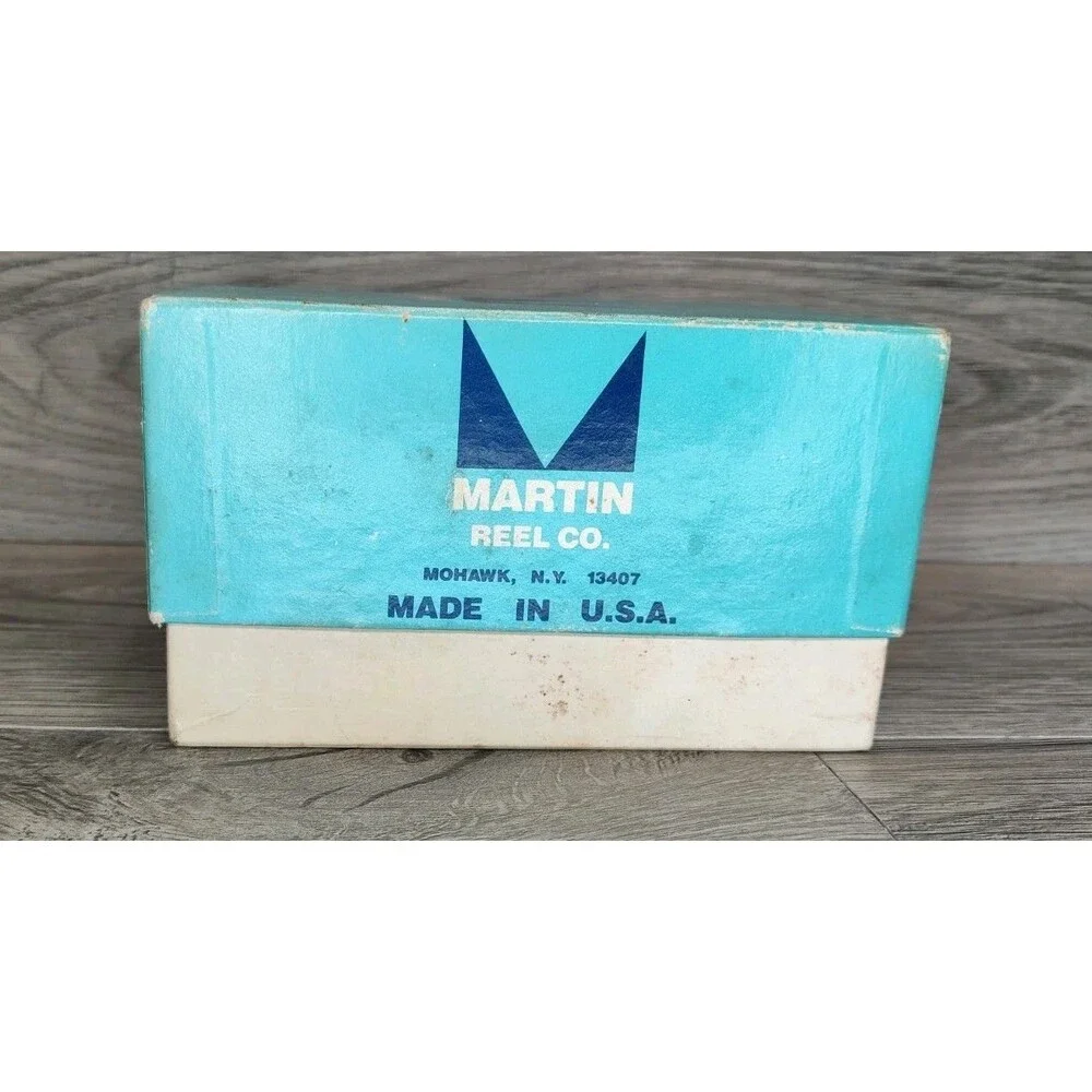 Vintage Martin Fishing Reel Box Empty Only USA Made Fly Reel Tackle Box